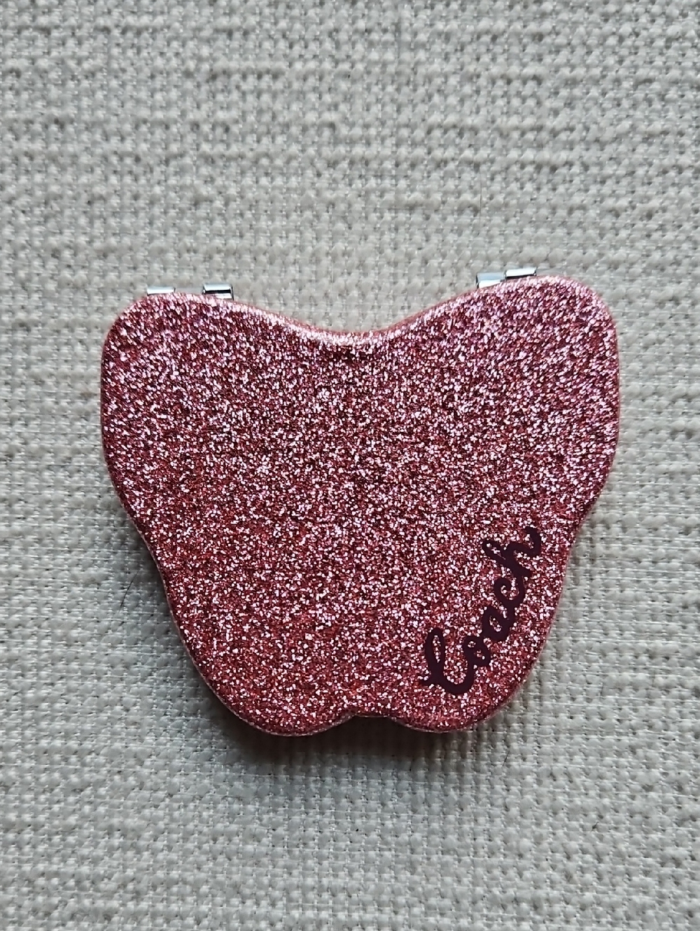 Coach Glitter Butterfly  Mirror Case